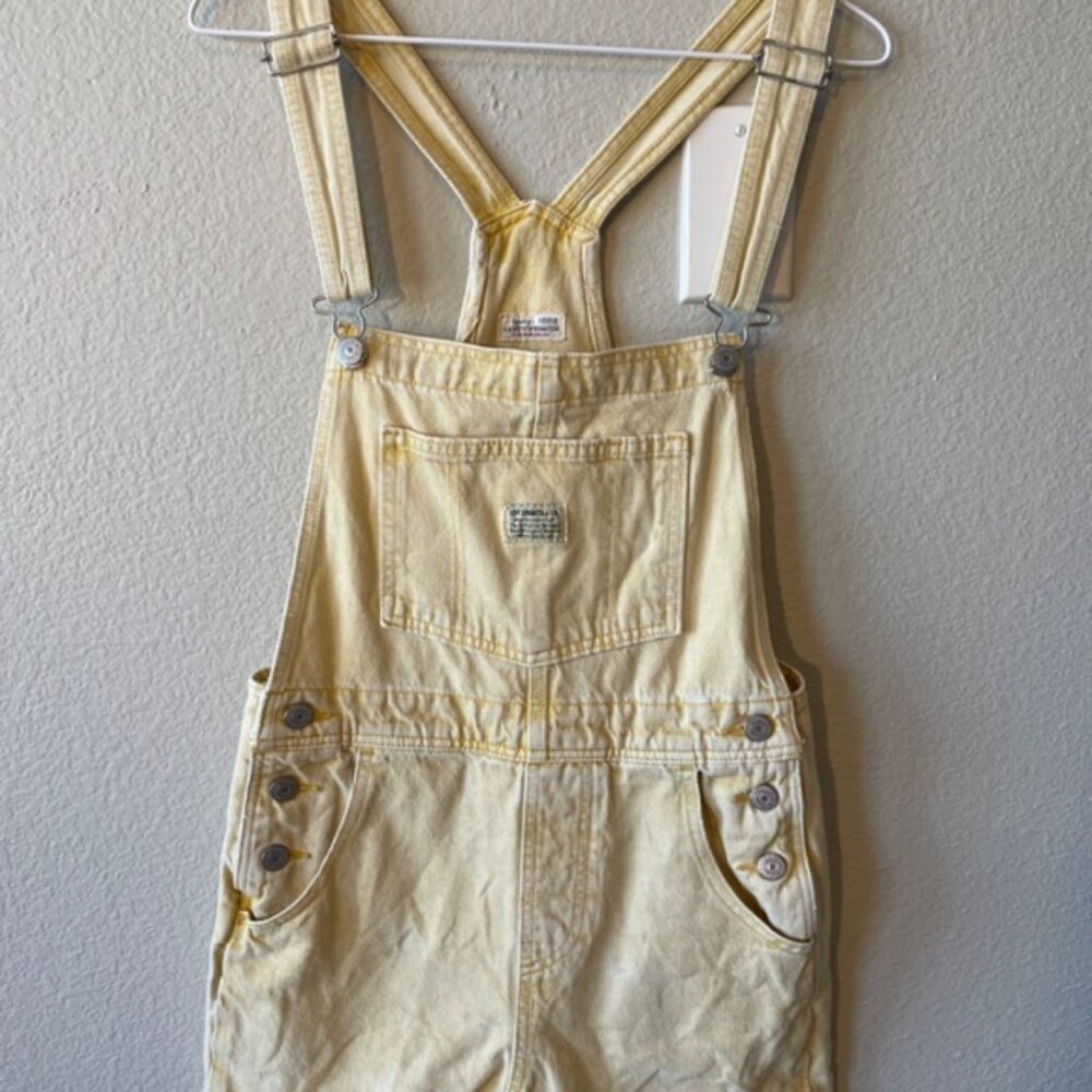 Levi's Premium Yellow Shortalls - Size S